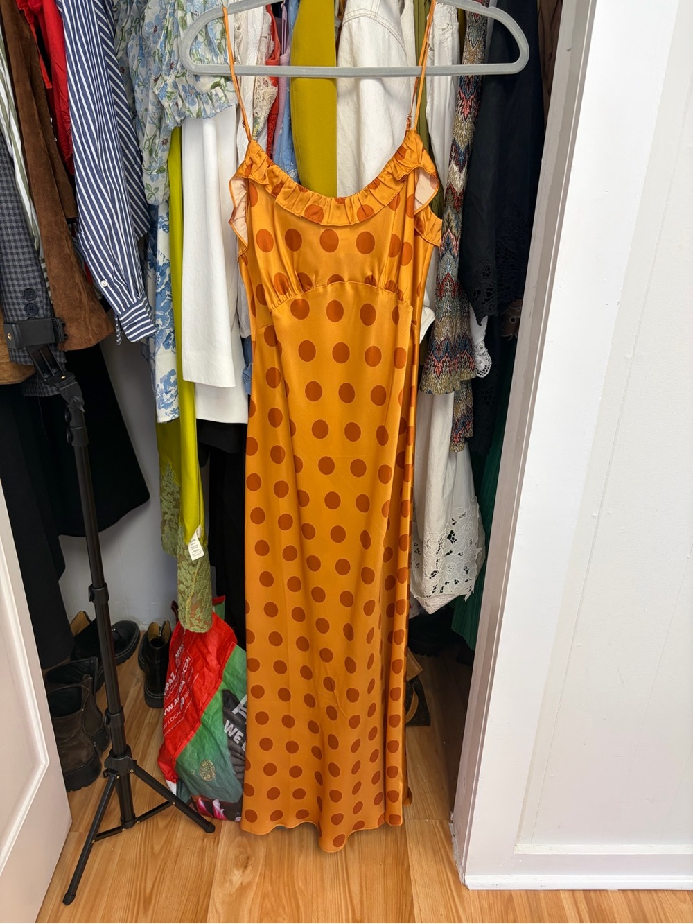 Polka Dot Slip Dress
